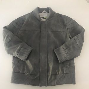 Genuine Kids Gray Leather Jacket